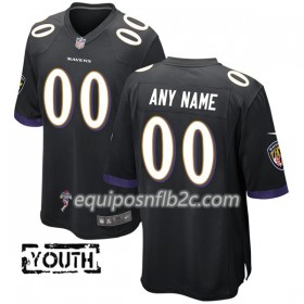 Camiseta Niño NFL Baltimore Ravens Personalizar Negro